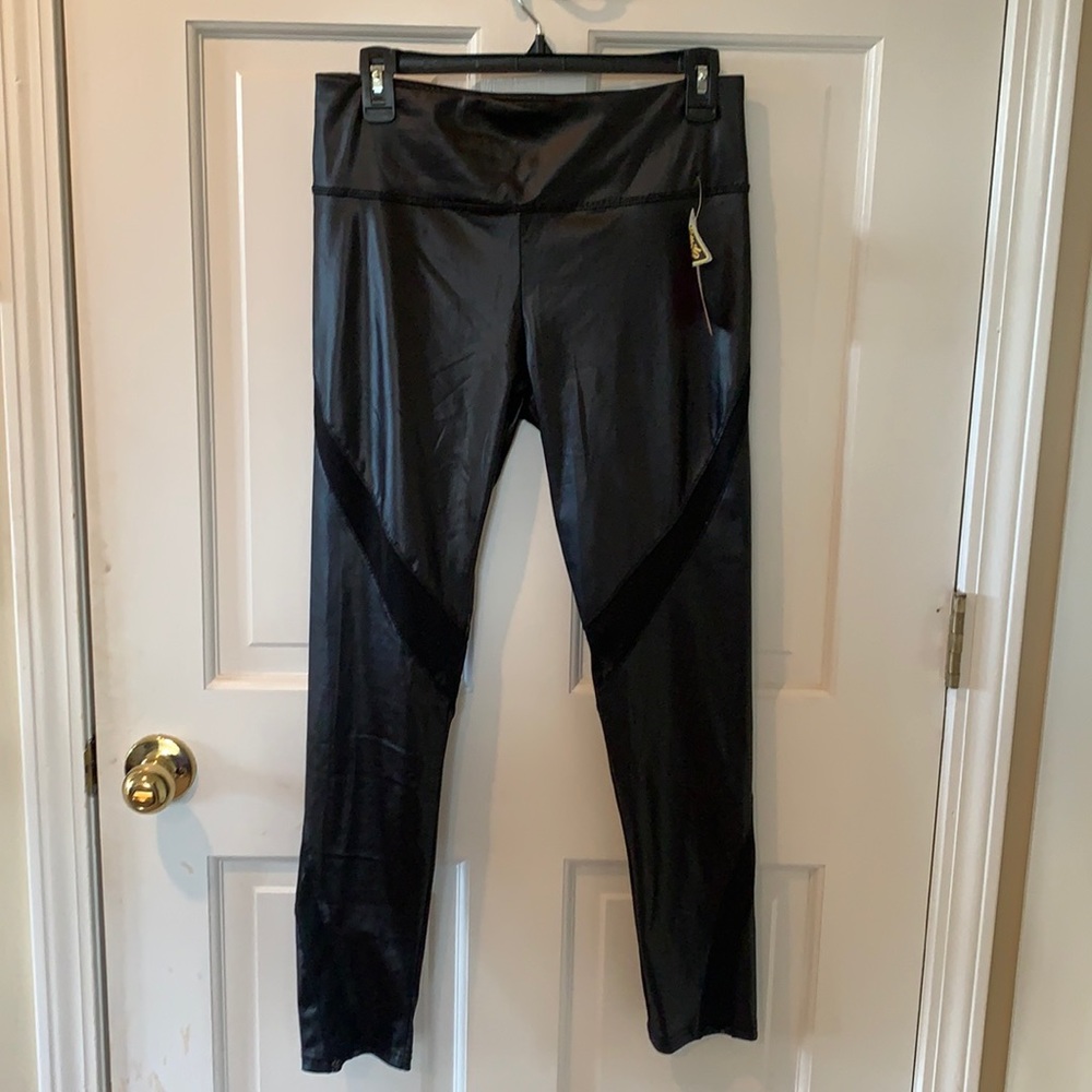 Leather leggings